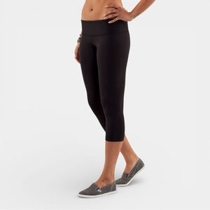 LULULEMON Wunder Under 21.50" Crop Black Luon Leggings, Size 6
